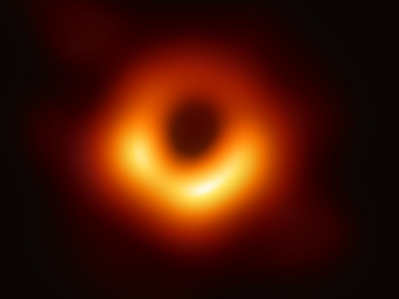 The first-ever image of a black hole was released Wednesday by a consortium of researchers, showing the 