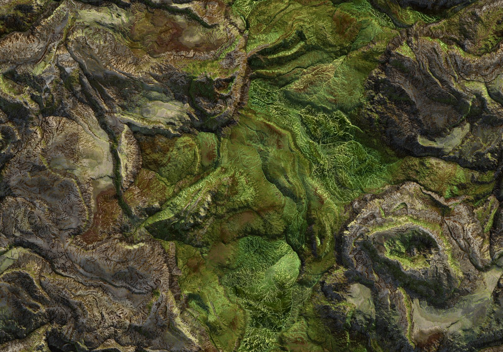 Seamless Terrain Texture Map