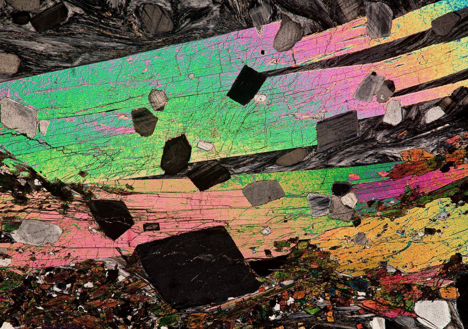 thin section of tinaxite