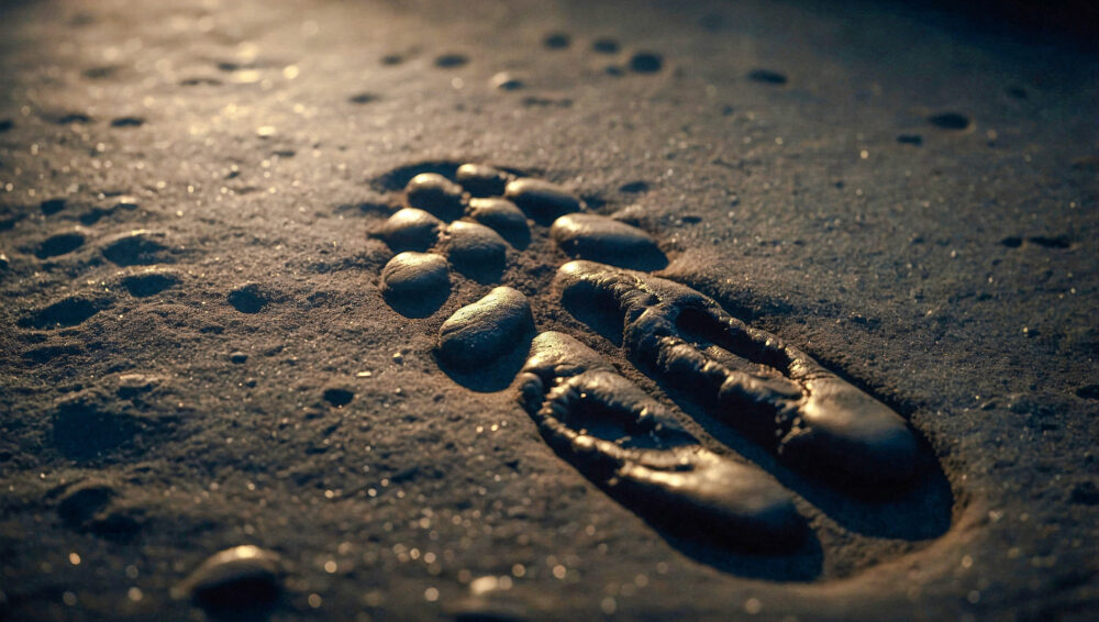 Footprint icon symbolizing alien or humanoid prints.